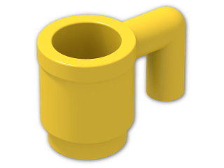 LEGO® Brick: Minifig Cup 3899 | Color: Bright Yellow