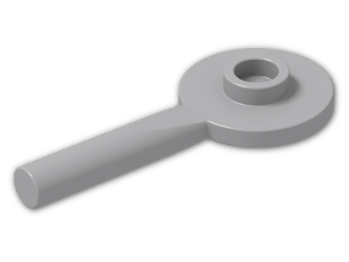 LEGO® Stein: Minifig Signal Holder 3900 | Farbe: Medium Stone Grey