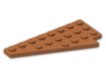LEGO® Brick: Wing 4 x 8 Left 3933 | Color: Dark Orange