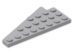 LEGO® Brick: Wing 4 x 8 Right 3934 | Color: Medium Stone Grey