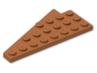 LEGO® Brick: Wing 4 x 8 Right 3934 | Color: Dark Orange