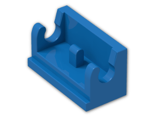 LEGO® Stein: Hinge 1 x 2 Base 3937 | Farbe: Bright Blue