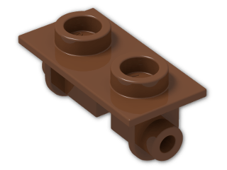 LEGO® Brick: Hinge 1 x 2 Top 3938 | Color: Reddish Brown