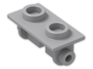 LEGO® Brick: Hinge 1 x 2 Top 3938 | Color: Medium Stone Grey