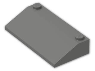 LEGO® Brick: Slope Brick 33 3 x 6 3939 | Color: Dark Grey