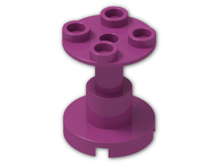 LEGO® Stein: Support 2 x 2 x 2 Round 3940 | Farbe: Bright Reddish Violet