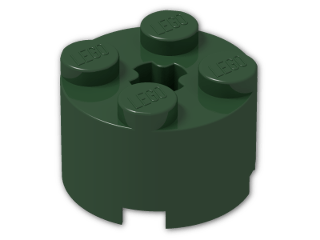 LEGO® Stein: Brick 2 x 2 Round 3941 | Farbe: Earth Green