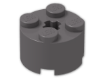 LEGO® Stein: Brick 2 x 2 Round 3941 | Farbe: Dark Stone Grey