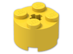 LEGO® Brick: Brick 2 x 2 Round 3941 | Color: Bright Yellow
