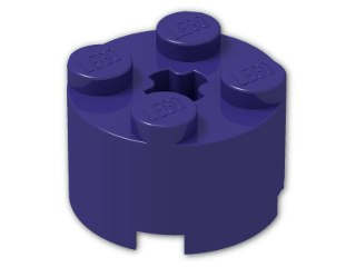 LEGO® Brick: Brick 2 x 2 Round 3941 | Color: Medium Lilac