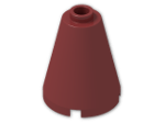 LEGO® Brick: Cone 2 x 2 x 2 with Hollow Stud Open 3942c | Color: New Dark Red