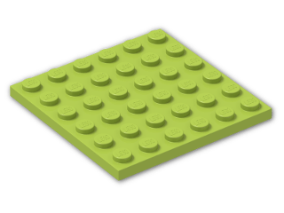 LEGO® Stein: Plate 6 x 6 3958 | Farbe: Bright Yellowish Green