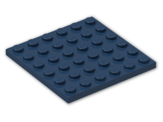 LEGO® Brick: Plate 6 x 6 3958 | Color: Earth Blue