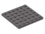 LEGO® Stein: Plate 6 x 6 3958 | Farbe: Dark Stone Grey