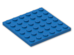 LEGO® Brick: Plate 6 x 6 3958 | Color: Bright Blue