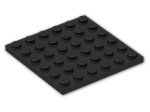 LEGO® Stein: Plate 6 x 6 3958 | Farbe: Black