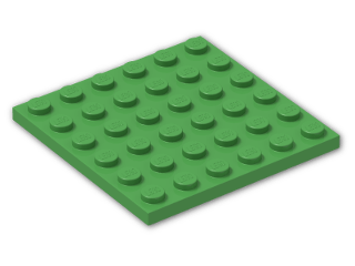 LEGO® Stein: Plate 6 x 6 3958 | Farbe: Bright Green