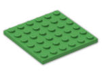 LEGO® Brick: Plate 6 x 6 3958 | Color: Bright Green