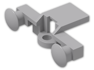 LEGO® Stein: Train Buffer Beam 4022 | Farbe: Medium Stone Grey