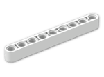 LEGO® Stein: Technic Beam 9 40490 | Farbe: White