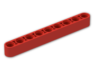 LEGO® Brick: Technic Beam 9 40490 | Color: Bright Red