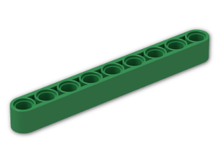 LEGO® Brick: Technic Beam 9 40490 | Color: Dark Green