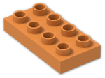 LEGO® Stein: Duplo Plate 2 x 4 40666 | Farbe: Bright Orange