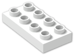 LEGO® Brick: Duplo Plate 2 x 4 40666 | Color: White