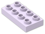 LEGO® Brick: Duplo Plate 2 x 4 40666 | Color: Lavender