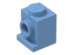 LEGO® Brick: Brick 1 x 1 with Headlight 4070 | Color: Medium Blue