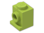 LEGO® Brick: Brick 1 x 1 with Headlight 4070 | Color: Bright Yellowish Green