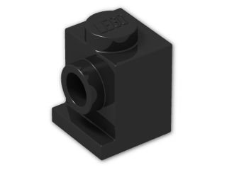 LEGO® Stein: Brick 1 x 1 with Headlight 4070 | Farbe: Black