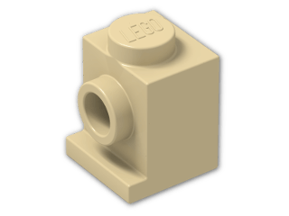 LEGO® Stein: Brick 1 x 1 with Headlight 4070 | Farbe: Brick Yellow