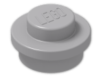 LEGO® Stein: Plate 1 x 1 Round 4073 | Farbe: Medium Stone Grey