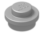 LEGO® Stein: Plate 1 x 1 Round 4073 | Farbe: Silver Metallic