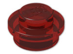 LEGO® Stein: Plate 1 x 1 Round 4073 | Farbe: Transparent Red