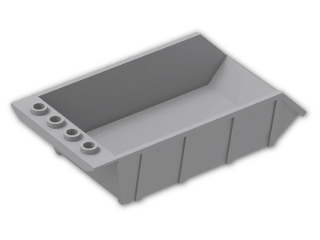 LEGO® Stein: Tipper Bucket 4 x 6 4080 | Farbe: Medium Stone Grey