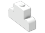 LEGO® Stein: Brick 1 x 4 x 2 with Centre Stud Top 4088 | Farbe: White