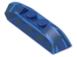 LEGO® Brick: Brick 1 x 4 with Sloped Ends and Two Top Studs 40996 | Color: Transparent Blue