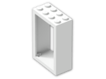 LEGO® Stein: Door 2 x 4 x 5 Frame 4130 | Farbe: White
