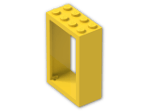 LEGO® Brick: Door 2 x 4 x 5 Frame 4130 | Color: Bright Yellow