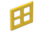 LEGO® Stein: Window 2 x 4 x 3 Pane 4133 | Farbe: Bright Yellow