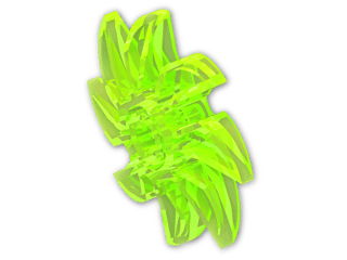 LEGO® Stein: Propellor 8 Blade 5 Diameter 41530 | Farbe: Transparent Fluorescent Green