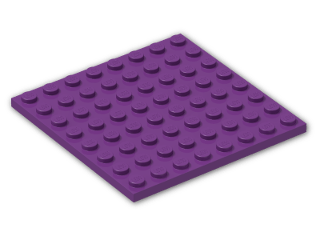 LEGO® Brick: Plate 8 x 8 41539 | Color: Bright Violet