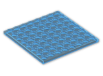 LEGO® Brick: Plate 8 x 8 41539 | Color: Transparent Fluorescent Blue