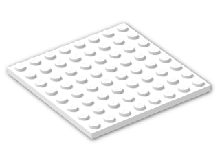 LEGO® Brick: Plate 8 x 8 41539 | Color: White