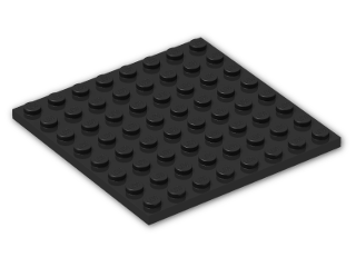 LEGO® Brick: Plate 8 x 8 41539 | Color: Black