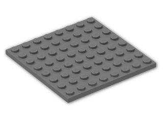 LEGO® Stein: Plate 8 x 8 41539 | Farbe: Dark Grey