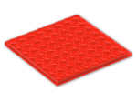 LEGO® Stein: Plate 8 x 8 41539 | Farbe: Transparent Fluorescent Reddish Orange