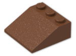 LEGO® Brick: Slope Brick 33 3 x 3 4161 | Color: Reddish Brown